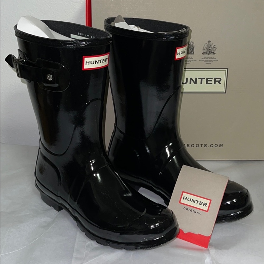 Hunter Original Short Gloss Boots